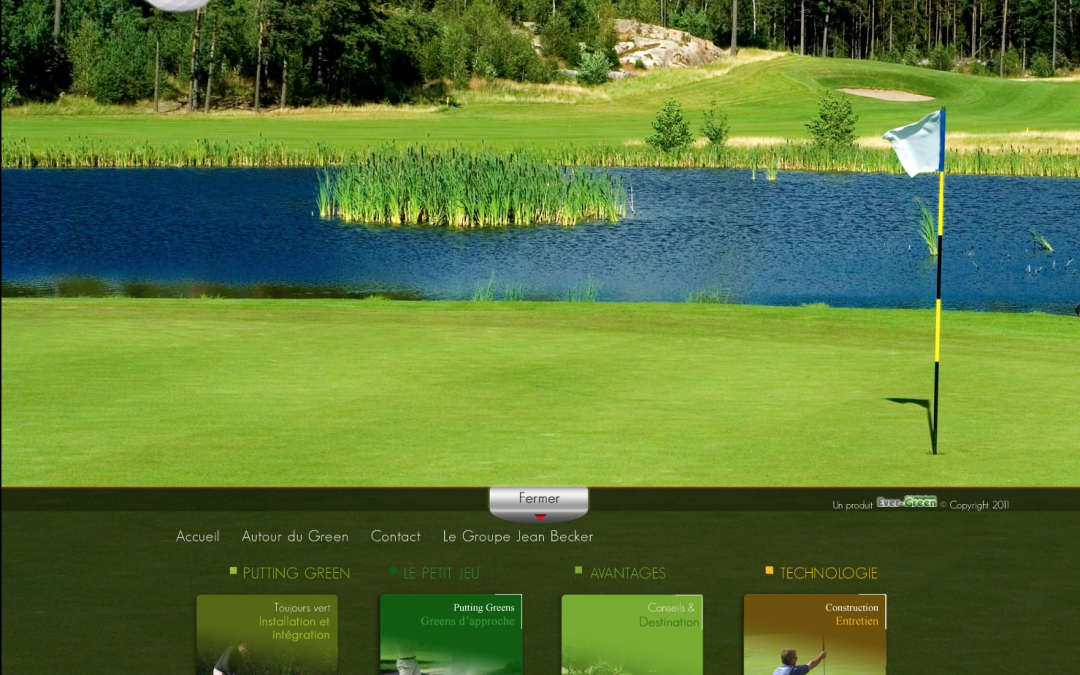 PUTTING GREENS – Golfs artificiels sur mesure – Site vitrine